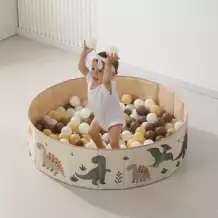 Сухой бассейн для шариков UNIX Kids Dino 100 см Green (без шариков)