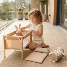 Кроватка UNIX Kids Doll для кукол бежевый