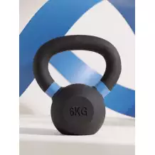 Гиря чугунная с цветным кольцом 6 кг (модель: К-3) VictoryFit VF-KCR060