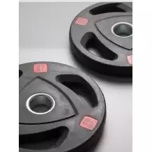Диск 51 мм. NEO обрезиненный с 3-мя хватами 10 кг (2 штуки)   VictoryFit VF-ST51100-2