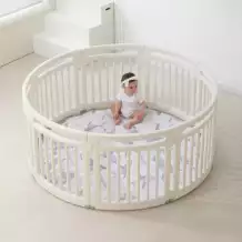 Манеж UNIX Kids Classic Round (150 cm) White