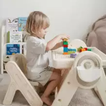 Развивающий детский стол со стульчиком 4 в 1 UNIX Kids Camel
