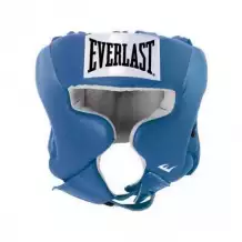 Шлем с защитой щек USA Boxing Cheek M син.