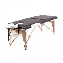 Массажный стол DFC NIRVANA 185 х 60 см, коричневый с молочными аксессуарами