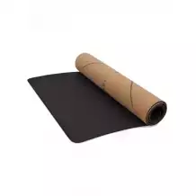 Коврик для йоги и пилатеса BRONZE GYM 173x60x0,6см.,пробка