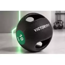 Медбол с хватом 10 кг VictoryFit VF-MBB100