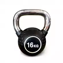 Гиря полиуретановая с хромированной ручкой Protrain KB2015-16