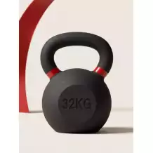 Гиря чугунная с цветным кольцом 32 кг (модель: К-3) VictoryFit VF-KCR320